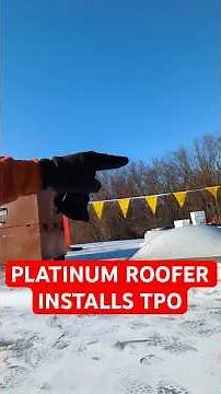 Platinum Roofer Installs TPO