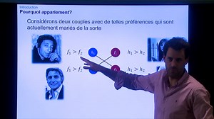 Théorie de l’appariement et applications actuelles | Canal U