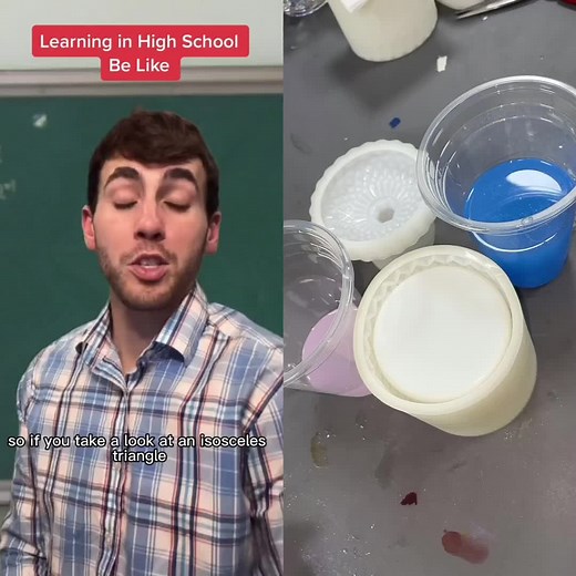 Colorful Liquid Science Experiment in Classroom