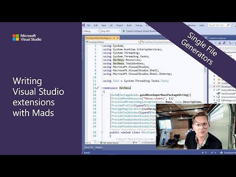 Writing Visual Studio Extensions with Mads - Single File Generators
