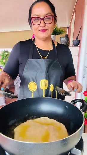 Freshly Made Puri Straight From The Pot