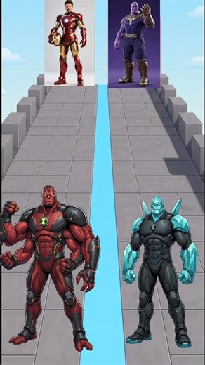 Iron Man vs Thanos 💥 | Who Is Stronger?#shorts