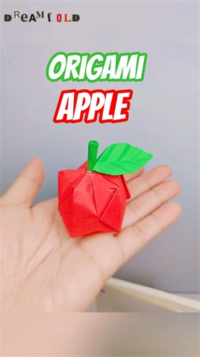 Paper apple #craft #diy