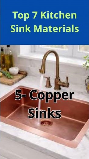 Top 7 Types of Kitchen Sink Materials