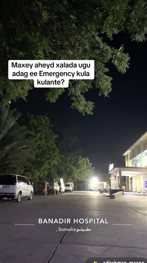 Emergency Night Shift at Banadir Hospital