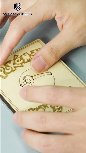 Creating an Incredible Charizard Pokémon Card with our Laser Engraver! #wizmaker #laserengraving