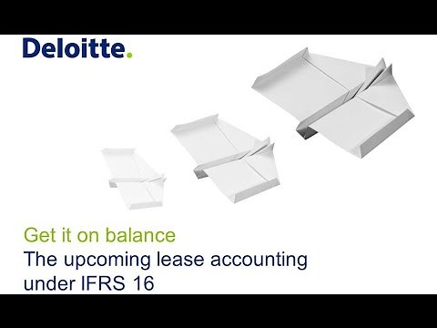 Get it on balance - The new lease accounting under IFRS 16