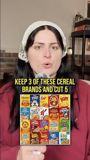 Keep 3 Cut 5 Cereal Brands #breakfast #food #cereal #foodchallenge #challenge #minigames