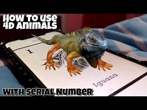 How to use 4D animals Application (w/ Serial Number)
