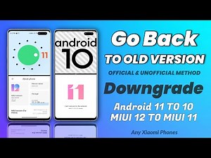 Downgrade MIUI 11 from MIUI 12 | Downgrade MIUI 12 & Android Version | Poco X2 & Any Xiaomi Device