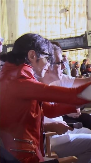 Michael Directing Thriller 🎥🧟‍♂️ #music #michael #song #michaeljackson #king #moonwalk #shorts #feed