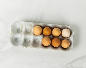 Handmade Stoneware Egg Crate: Farmhouse Kitchen Decor, 12-egg Holder - Etsy