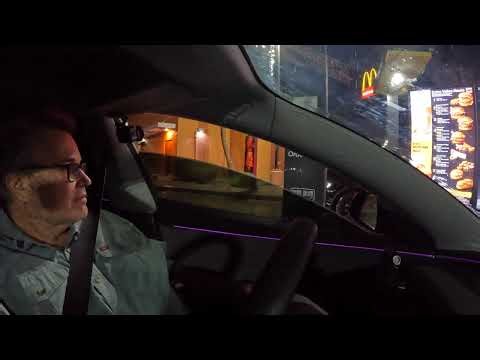 Rain on McDonald's Drive-Thru with Fried Apple Pie & Ice Cream, Gila Bend, Arizona, GFH10040