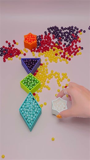 ✨ Mesmerizing Reverse Beads ASMR | Deep Relaxation Loop 🌙 #funnyreversemarble #reverse #satisfying