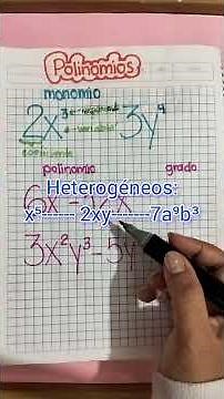 classification of monomials and degree of a polynomial #mathematics #algebraically #mathematica