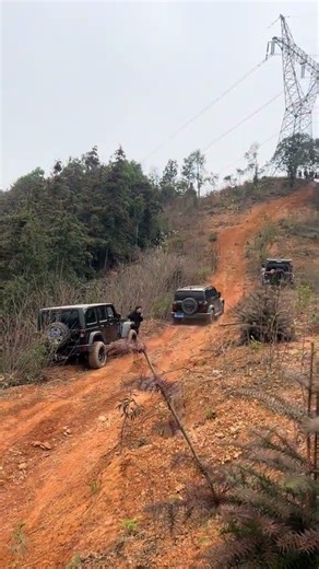 Driving challenge: Climbing extremely steep terrain #car #4x4 #offroad