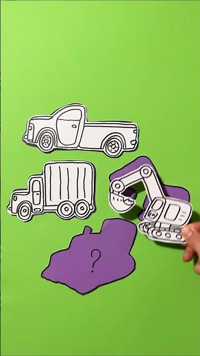 Can You Name ALL the Vehicles? 🚗 #kidslearning #fun #shorts