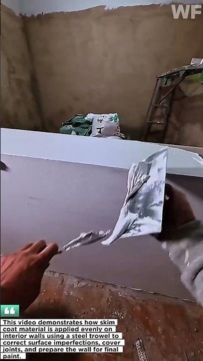 Perfect Wall Finishing Process | Skim Coat Application with Trowel
