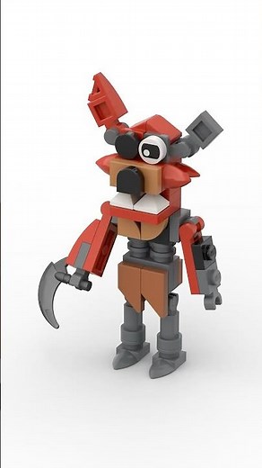 LEGO FNAF2: Withered Freddy, Chica, Bonnie, and Foxy (Tutorial)