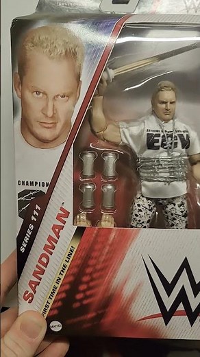 wwe elite Collection Action figures sandman ecw Action figures