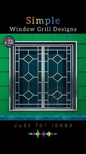 Decorative grill patterns to beautify your windows 🎨 #DecorativeGrill #WindowGrill #ModernHome #SteelDesign | Bd All Design