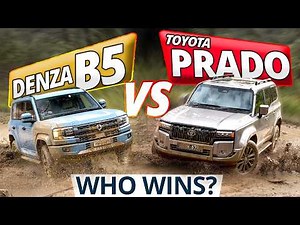 Diesel OR Hybrid 4WD!? Toyota Prado vs Denza B5 Battle For the Future!