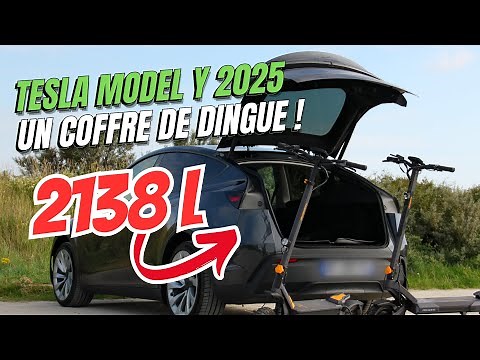 New Tesla Model Y 2026 trunk: dual-piston tailgate and incredible storage!
