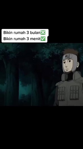 Captain Yamato Building House with Naruto | Funny Anime Moment