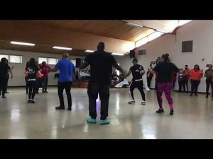 DC Connection Line Dance Demo taught at 2022 Motown March Madness