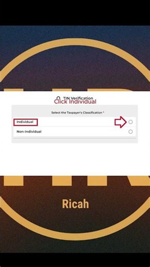 Tutorial on how to verify BIR TIN verification online.
