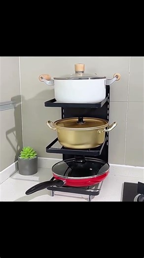 Kitchen Pot Rack Multi-Layer | Under Sink Cabinet Organizer | Space Saving Storage Solution 🏡✨