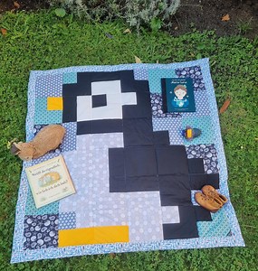 Patchwork Play Mat With Penguin Motif - Etsy UK