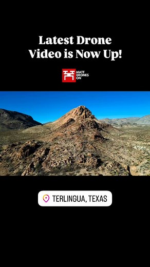 My latest drone video is up featuring Terlingua, Texas, home to Big Bend National Park! https://youtu.be/ZlyP_nvOj34?si=hELsVmnQCnlgskzp | Matt Neff