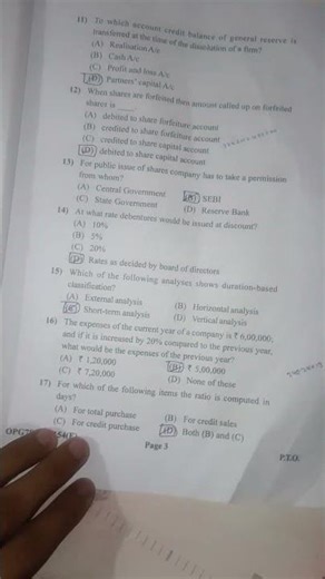 class 12th GSEB paper solution of account