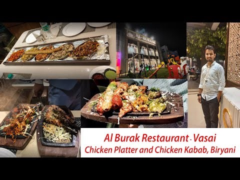 Best al buraq restaurant vasai - Chicken Platter and Masala Dosa Shahi biryani | Street Food india