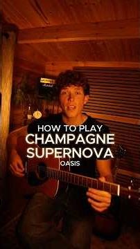Champagne Supernova – The Original Acoustic Guitar Part 🎸#guitartutorial #learnguitar #oasis