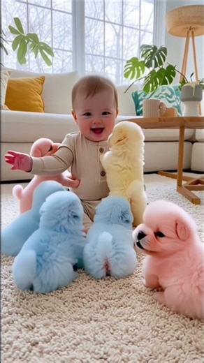 Baby's First Puppy Pile 🐶💕 plot twist