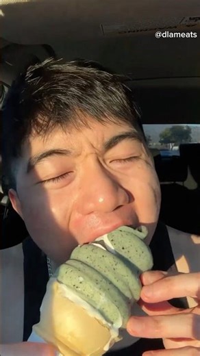 DAIRY QUEEN ICE CREAM CONE 🍦 The perfect curl & creamy #mukbang #mukbangcompilations #asmr