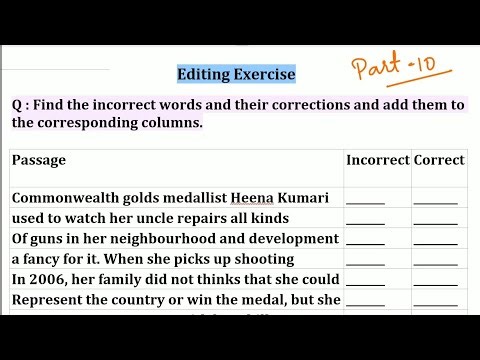 Error correction in english grammar class 10 | term 2 by Anshika