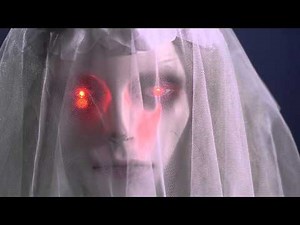 Hanging Bride with Roses | Halloween Decorations | Shindigz