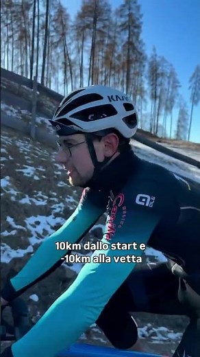 Tomorrow at 3pm🥶 full video of the climb of Monte Bondone in extreme conditions 🥶