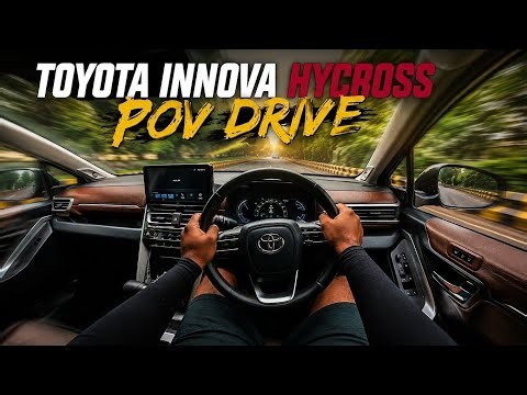 [4K] TOYOTA INNOVA HYCROSS HYBRID ZX PETROL POV CITY DRIVE | 186 BHP 