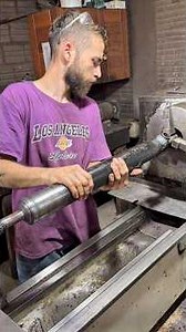 Cardan shaft adaptation 🤩😱 #lathe #welding #machining #turning #cnc #welder #welding #metal #machine