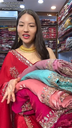 Hamro Fashion Wear | Premium Quality Heavy Handwork Silk Sari With Blouse Home Washable worldwide delivery available🌍✈️ ✈️9818295381 9847612612Visit our shop... | Instagram