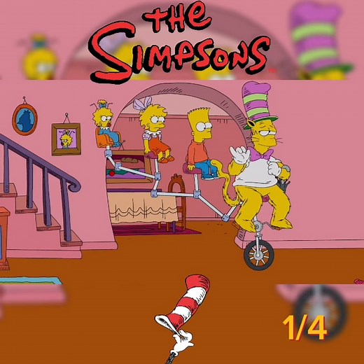 los Simpsons el gato ensombrerado #fly #thesimpsons #viral #lossimpson #elgatoensombrerado