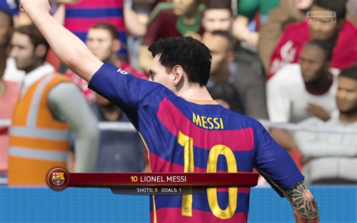 PS4版《FIFA 16》15-16赛季 巴塞罗那VS皇家马德里