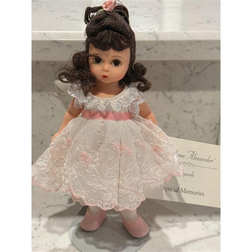 Madame Alexander Special Memories Doll White Pink Lace Dress Ballerina Style - Etsy