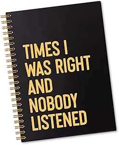 Amazon.com : Sixrip 160 Blank Pages Spiral Notebook, Coworker Appreciation Gifts, Funny Sarcastic Notebook Gifts for Coworker Colleague Friends Office Worker (PNB127) : Office Products