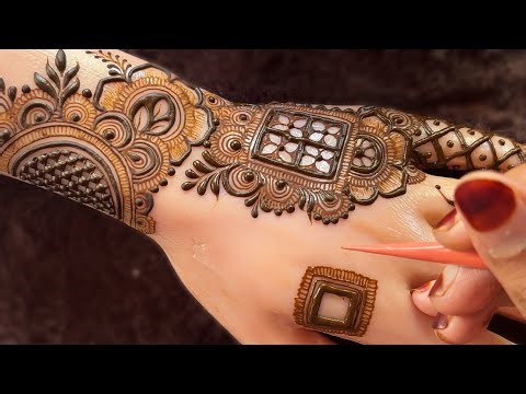 Very Beautiful Back hand mehndi design / Latest Trending henna for Eid 2026 | Arabic simple henna