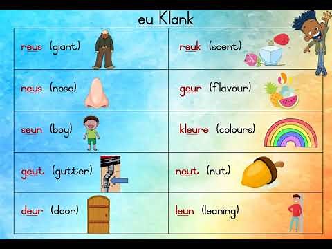 Gr 3 Afrikaans eu klank teacher lesson by Mrs vd Merwe